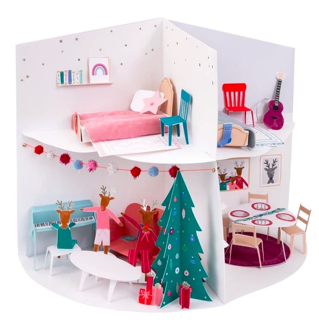 Best Advent calendars for kids: Festive House Advent Calendar by Meri Meri