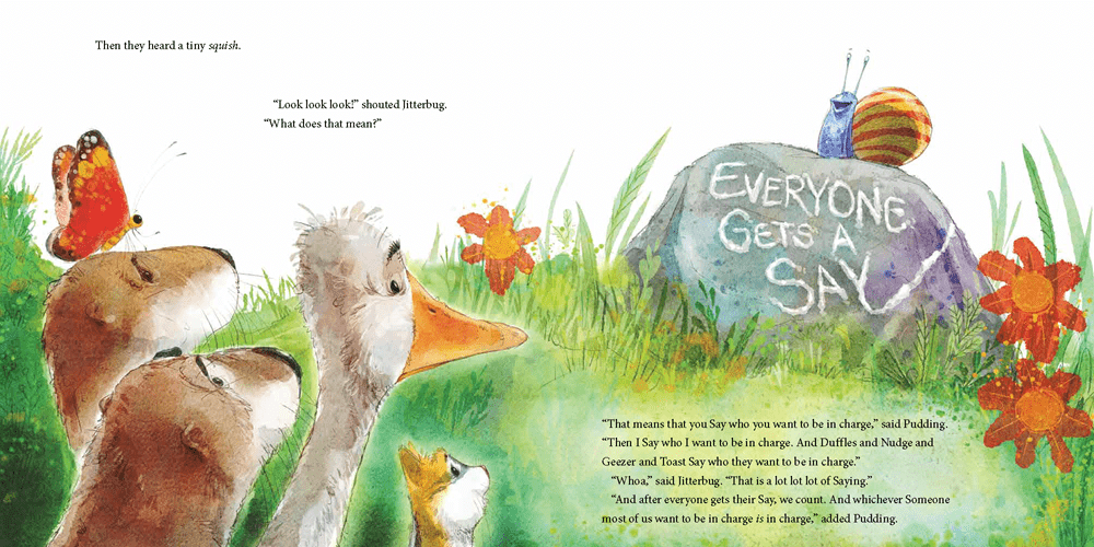 Everyone gets a say: the new picture book about voting by best-selling author and comedy writer Jill Twiss
