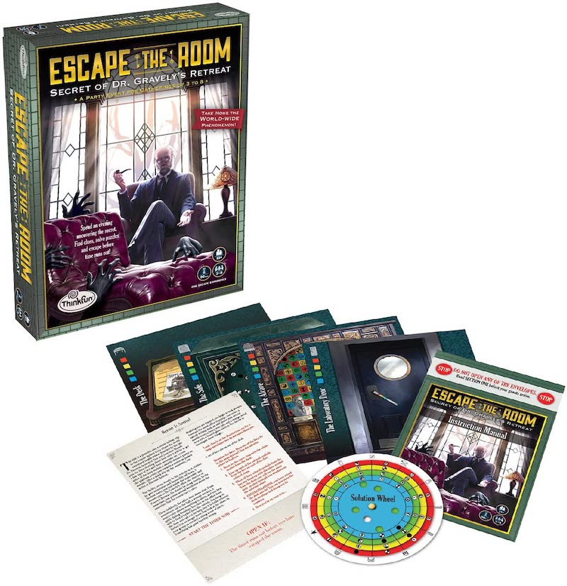 Fun board games for Halloween: Beat the clock to escape the room with Dr. Gravely's Retreat