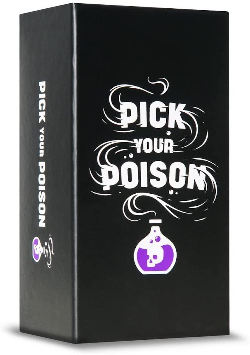 Fun board games for Halloween: Pick Your Poison is a family-friendly version of "Would you rather?"