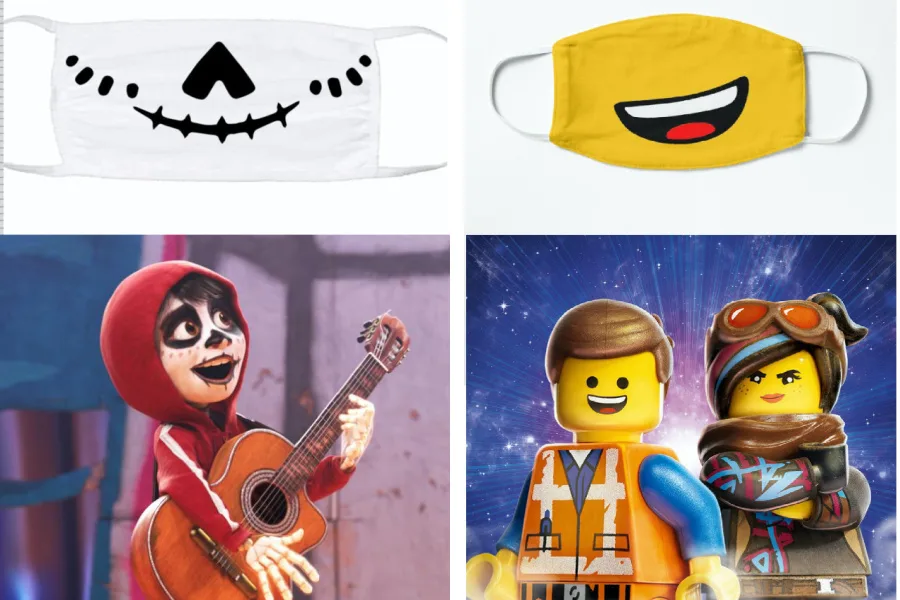 Clever ideas for Halloween costumes using face masks. I mean, as long as we’re all wearing them. (Right? Right?)