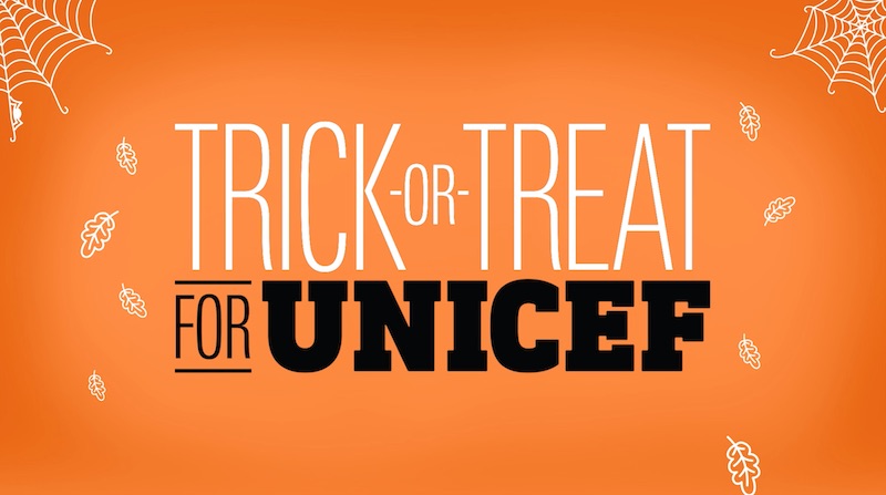 Do good this Halloween, and trick-or-treat for UNICEF!