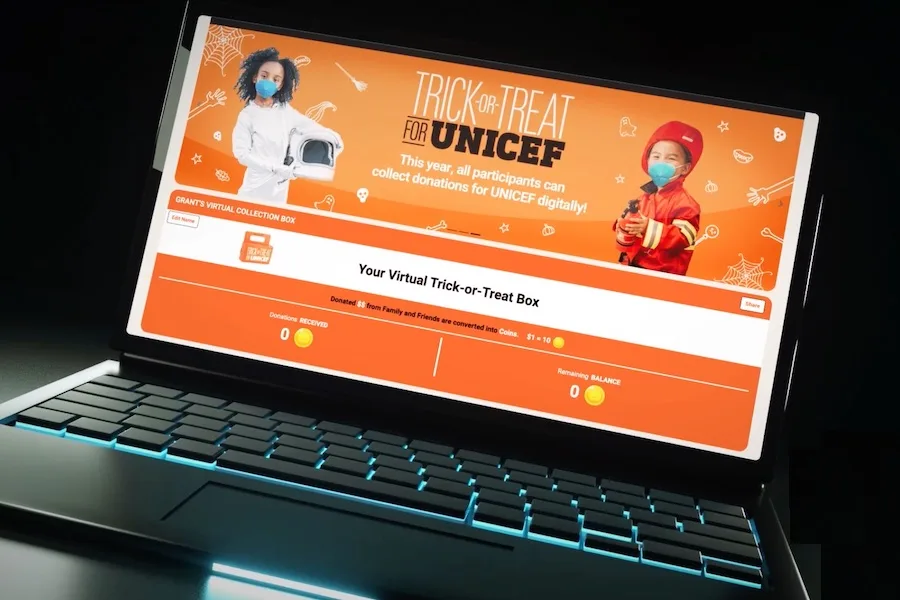 How to trick-or-treat for UNICEF, virtually!