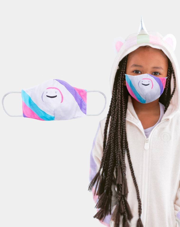 Unicorn Halloween costume with face mask from Cubcoats
