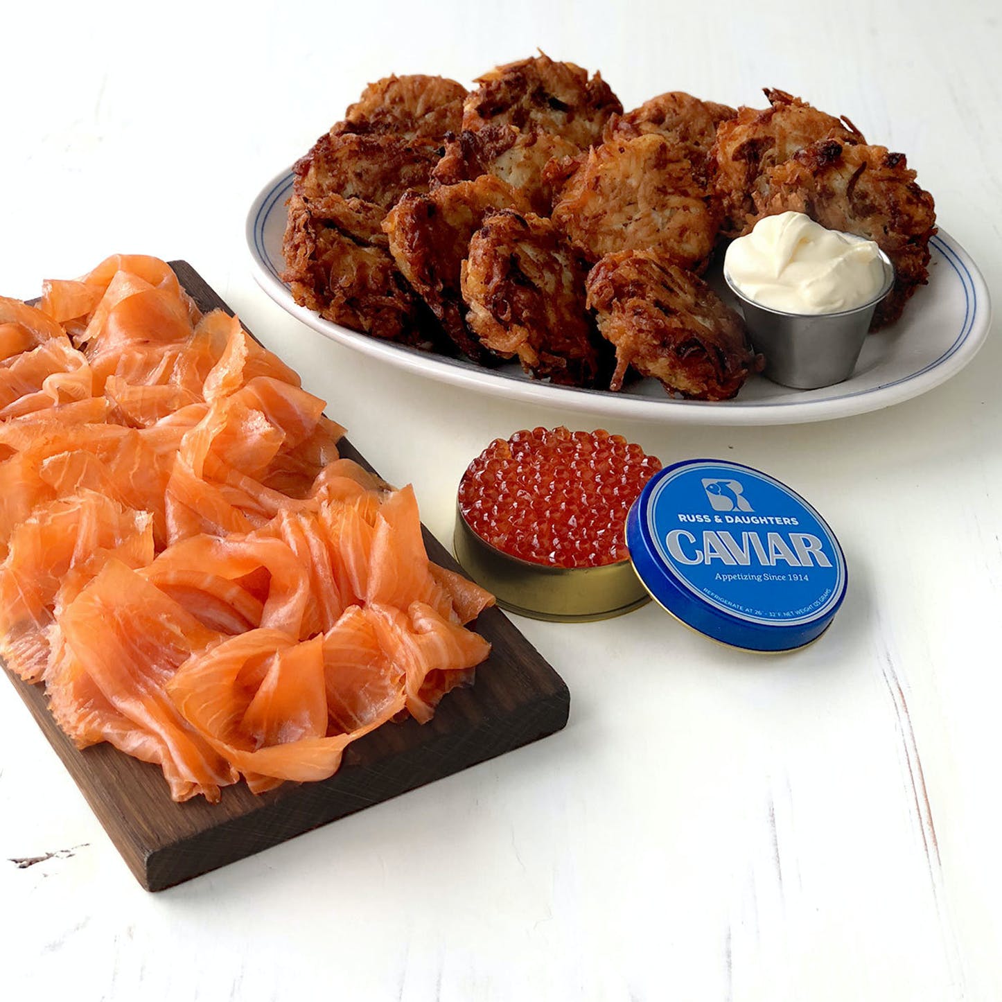 Best Hanukkah gifts from small businesses: Deluxe Hanukkah food basket from Russ & Daughters