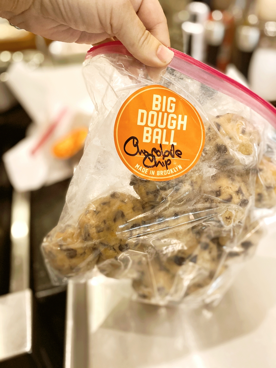 Best frozen cookie dough - big dough ball 