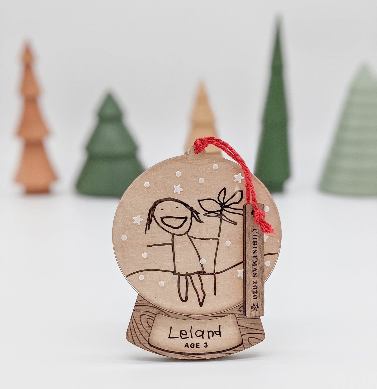 10 best gifts for grandparents from small businesses: A Child's Drawing turned into an Ornament 