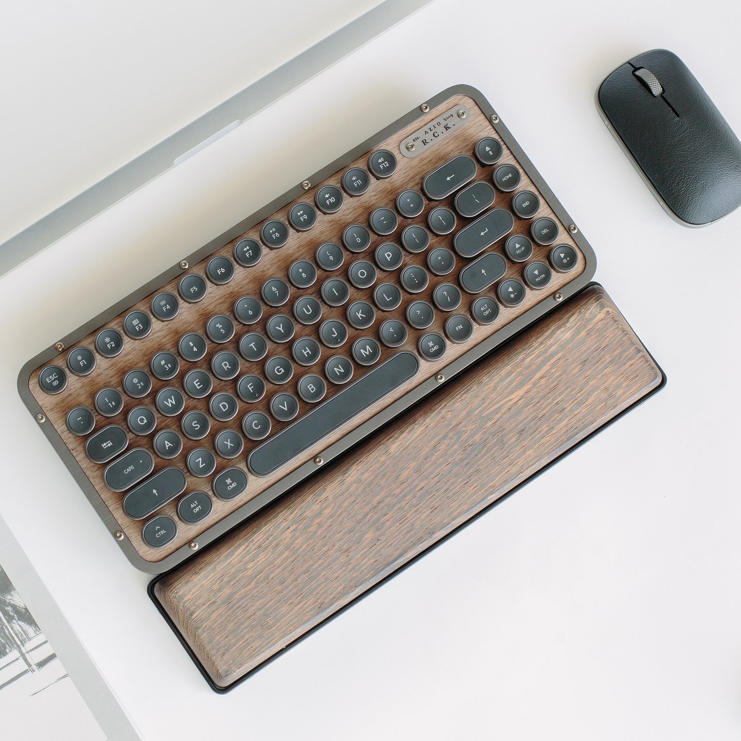 Best gifts for men: Azio Compact Wooden Keyboard | Small Business Holiday Gifts 2020