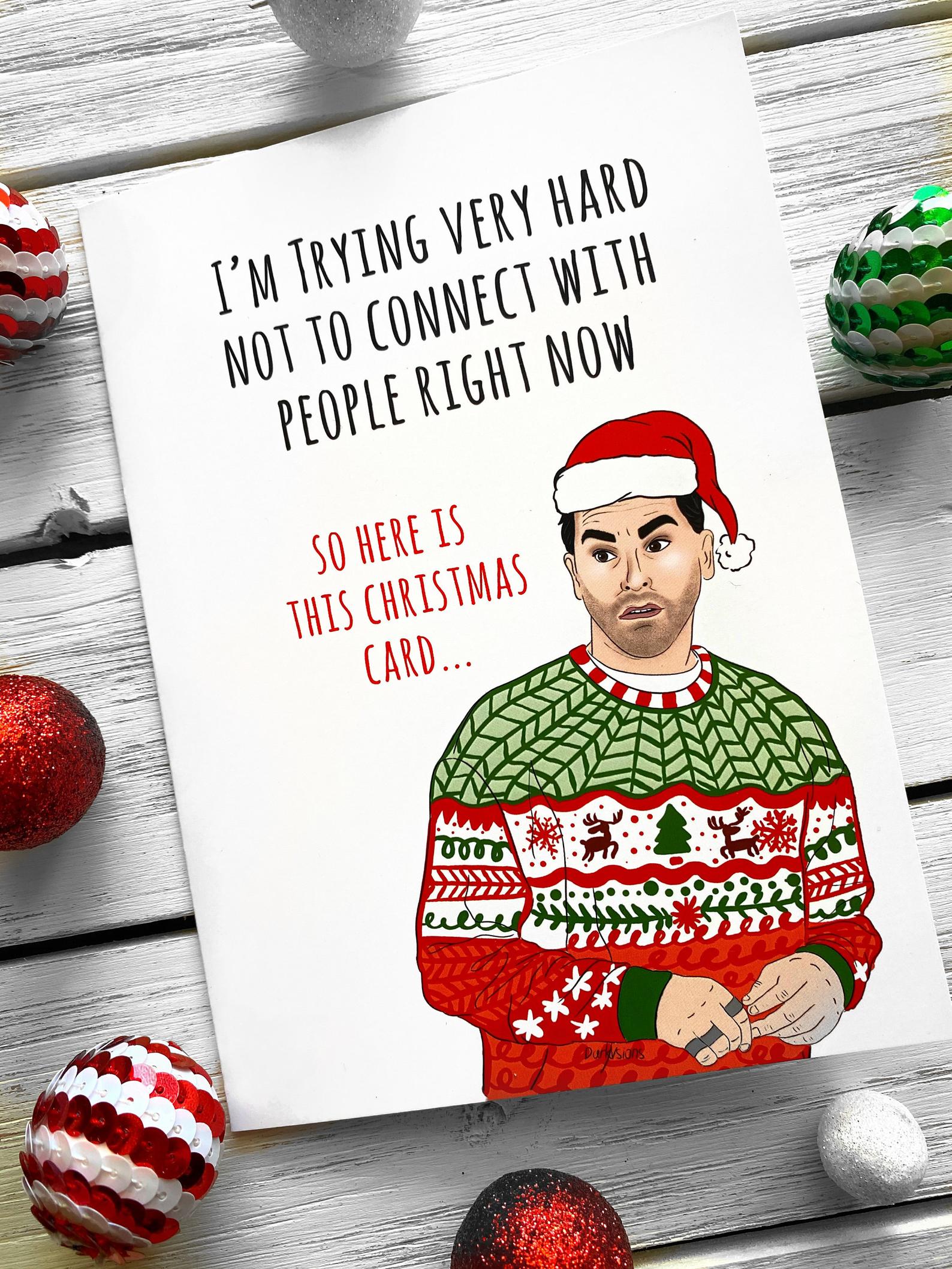 Funny Christmas cards for 2020: Schitt's Creek Christmas card | Untamed Ego Shop