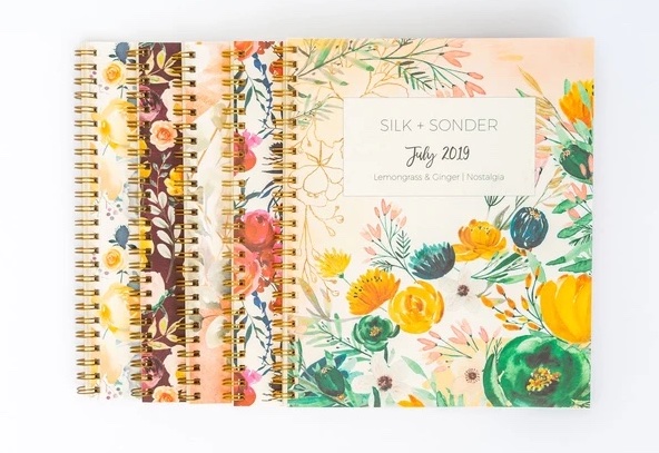 Best 2021 planners for parents: Silk & Sonder offers subscription, sending you a new one each month. It's like starting each month off with a clean slate!