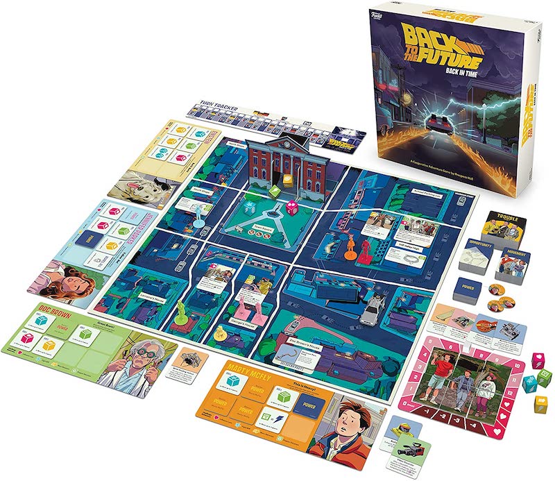 80s movie themed board games: Back to the Future: Back In Time