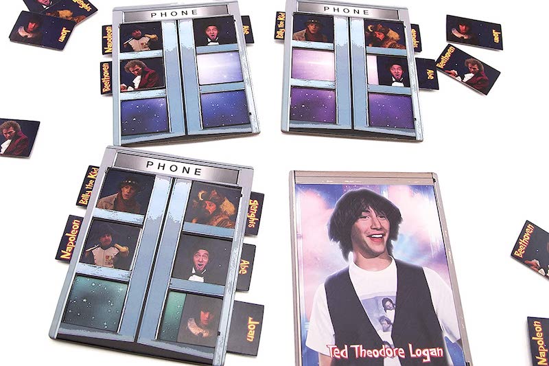 80s movie themed board games: Bill & Ted's Excellent Historical Trivia Game