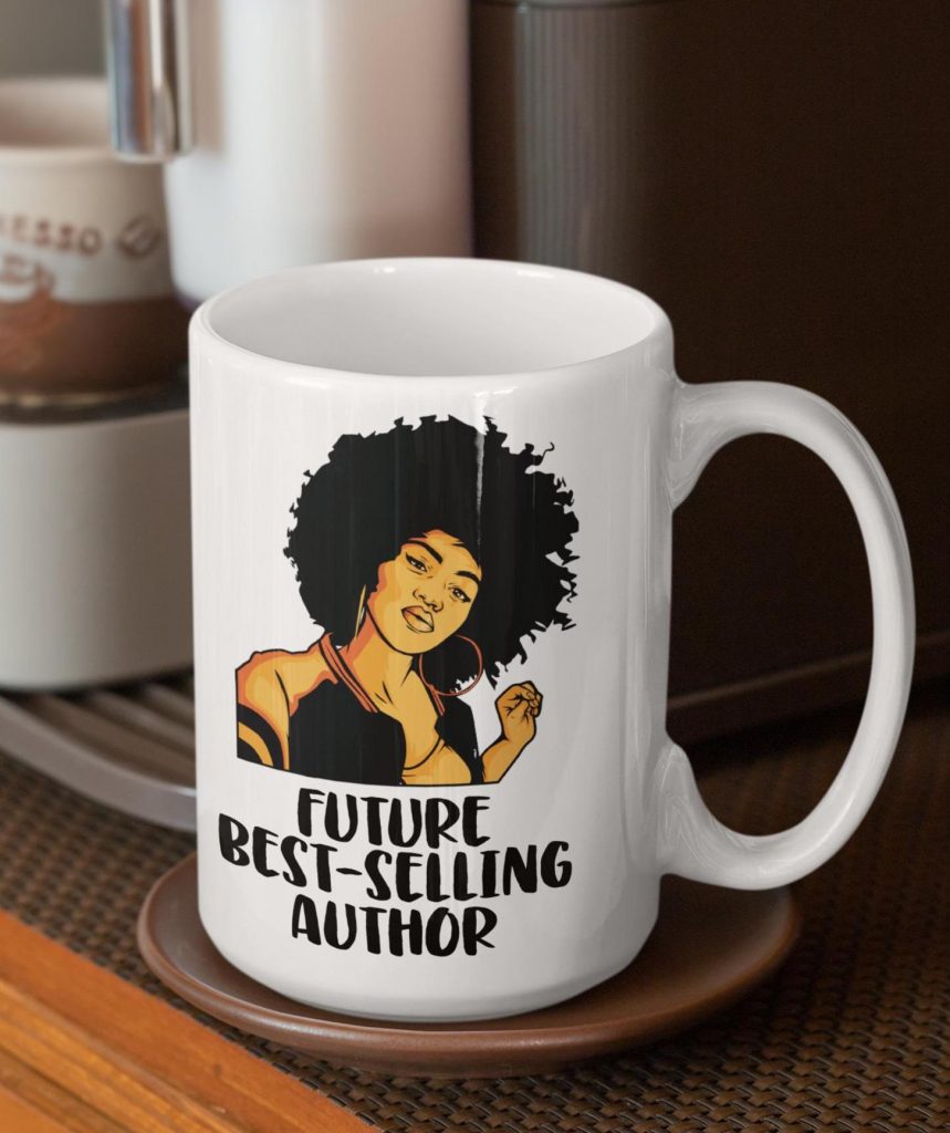 Future Best Selling Author Mug by Izzie Mac: Cool gifts under $15