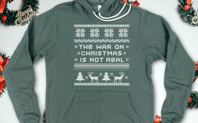 These shirts remind us that it’s almost as if…there’s no war on Christmas at all. Weird.