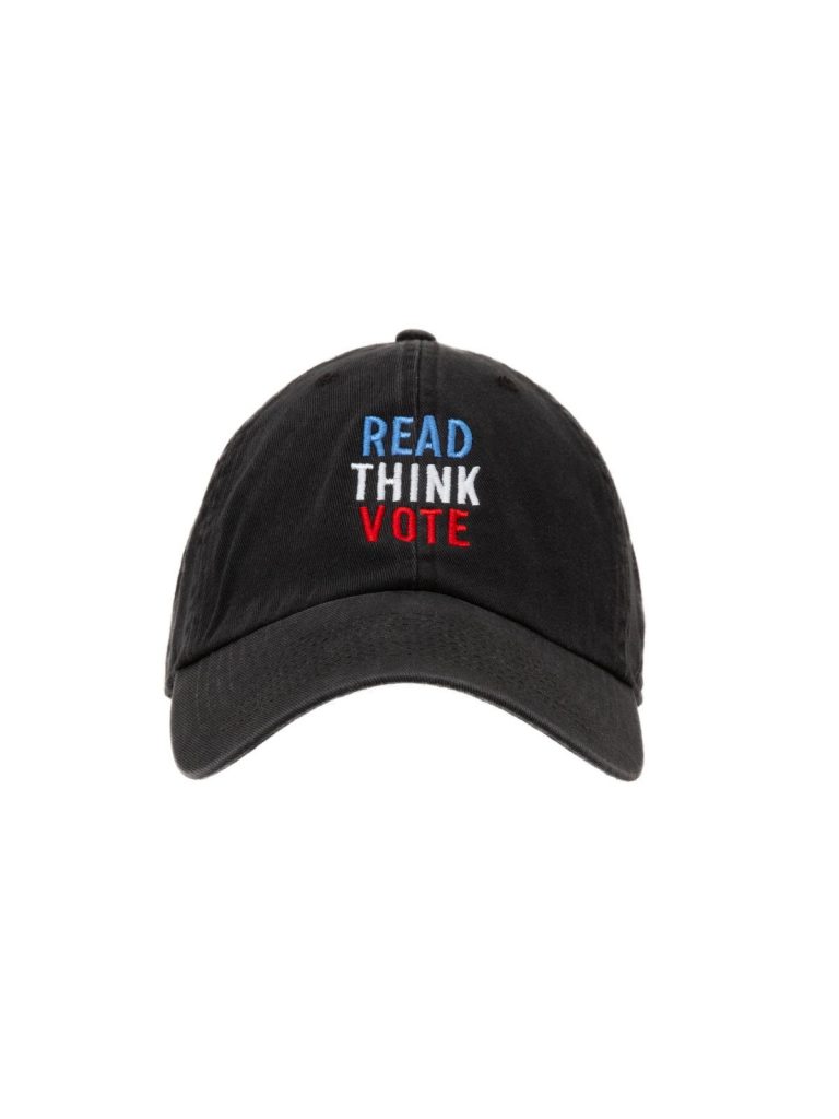 Cool gifts under $15 for men and women: Read Think Vote cap