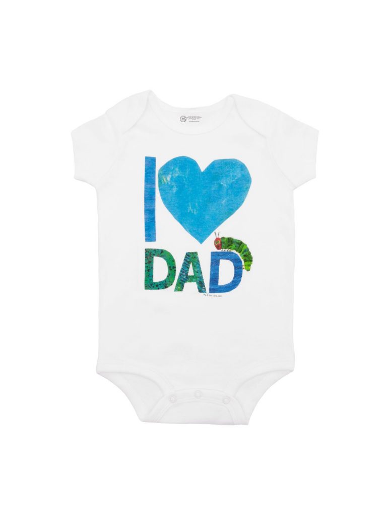 Best baby gifts for dad: The Eric Carle "I love dad" onesie
