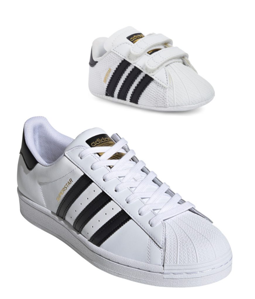 Best baby gifts for dads: Daddy-baby matching Adidas 