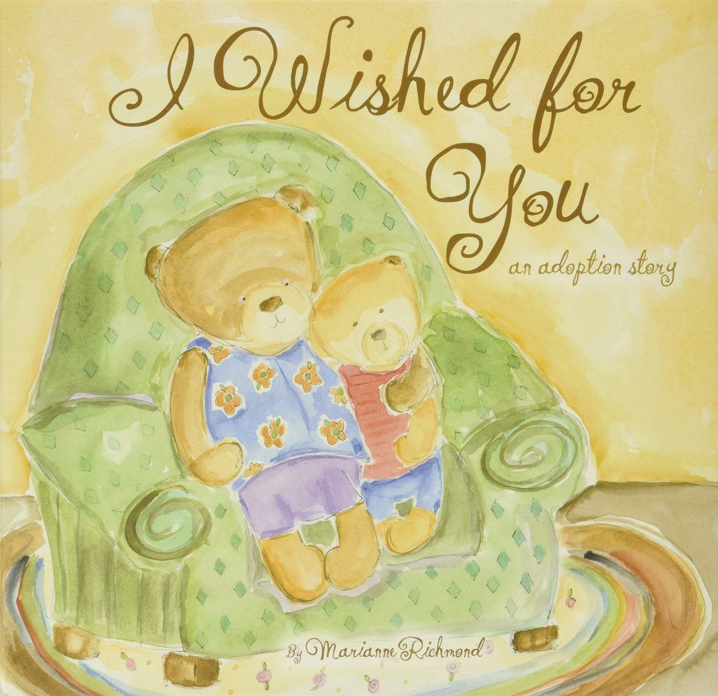 meaningful adoption anniversary ideas: Add a new special book each year to your library, like this adoption picture book