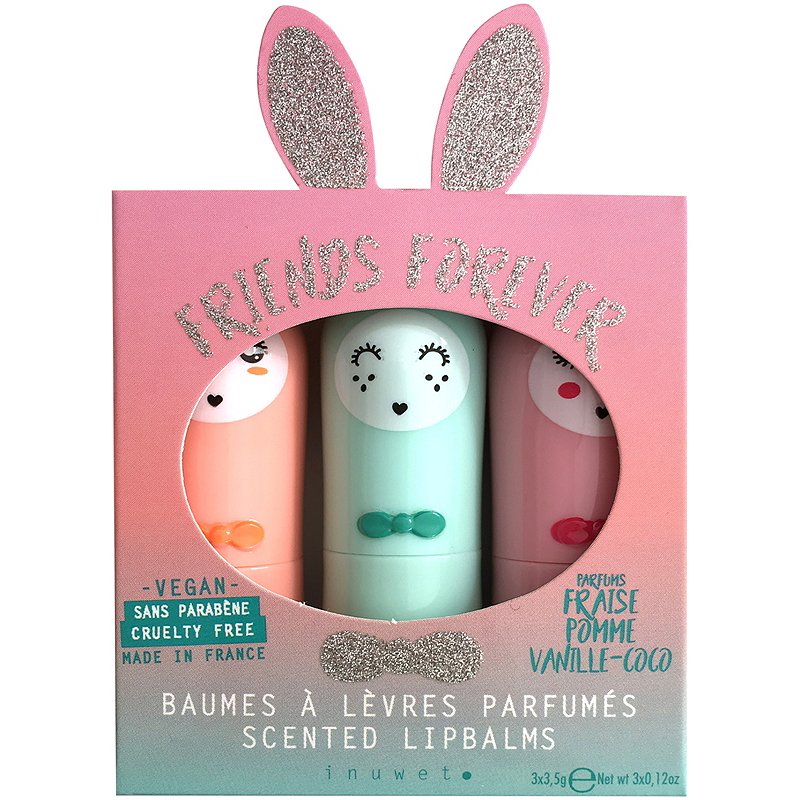 Inuwet Bunny lip balms for your teen's Easter basket