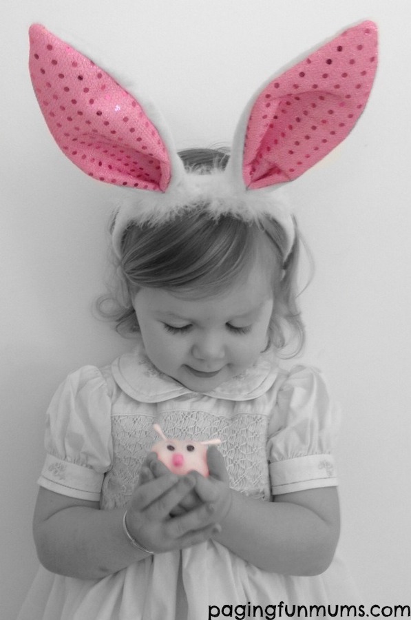 Make a sweet cotton ball bunny for Easter with this tutorial from Paging Fun Mums