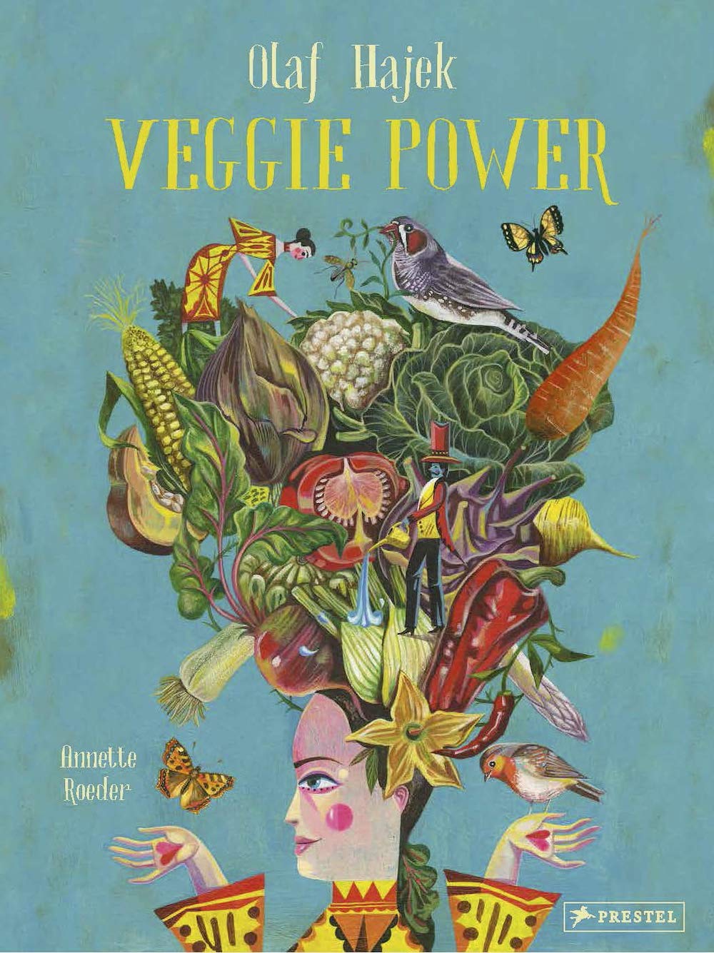 5 new books about spring for kids: Veggie Power by Annette Roemer and Olaf Hajek