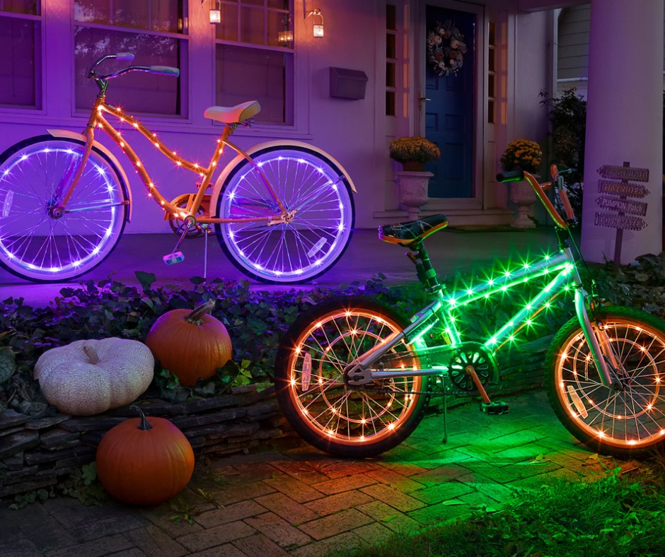 Wheelbrightz bike lights help kids be seen as they bike safely