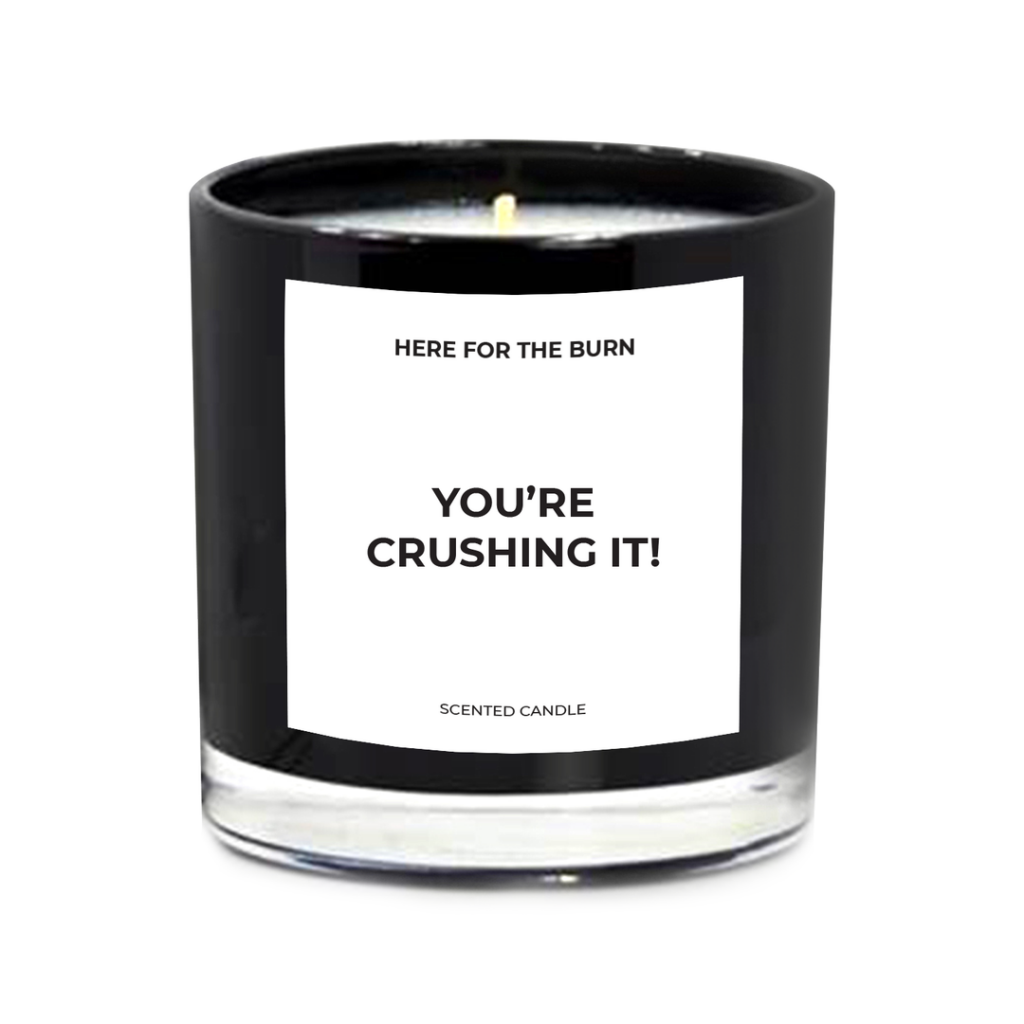 crushing it candle: gifts for working moms on Mother's Day
