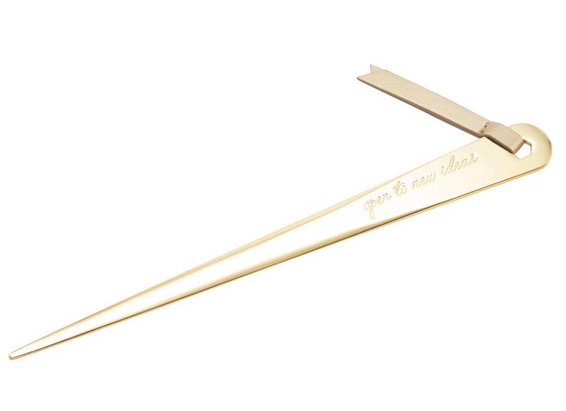 Home office gifts for mom: "Open to New Ideas" letter opener at See Jane Work