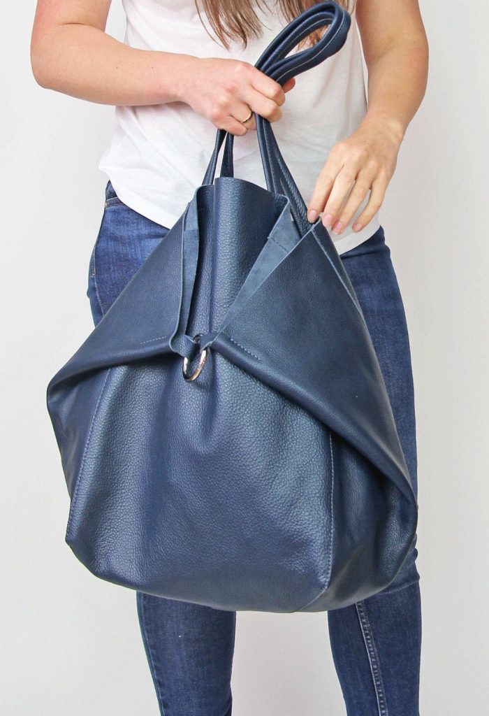 Oversized handbags for spring and summer: Love Combag's slouchy leather handbags in lots of colors