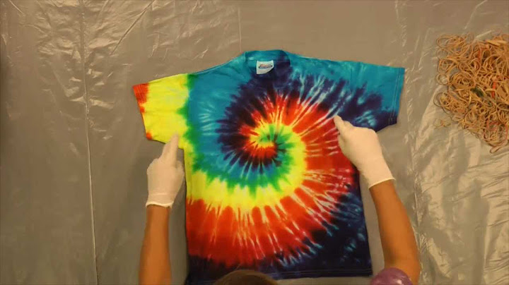 Cool tie-dye pattern tutorials: Rainbow Spiral at Jacquard Products on You Tube