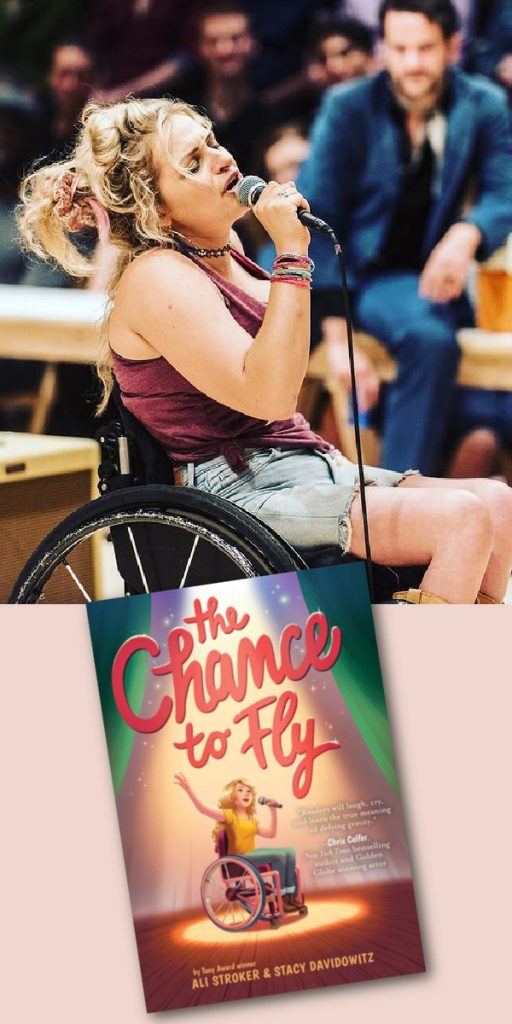 Broadway actor Ali Stroker's new middle-grade novel, A Chance To Fly