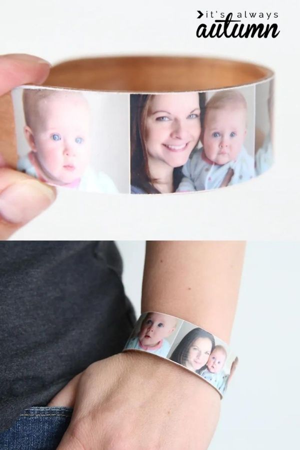 This DIY bracelet from It's Always Autumn is a special Mother's Day gift