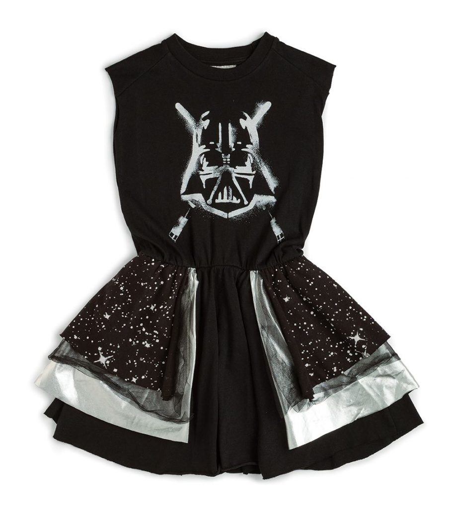 Star Wars Darth Vader layered dress for kids from Nununu, now on sale