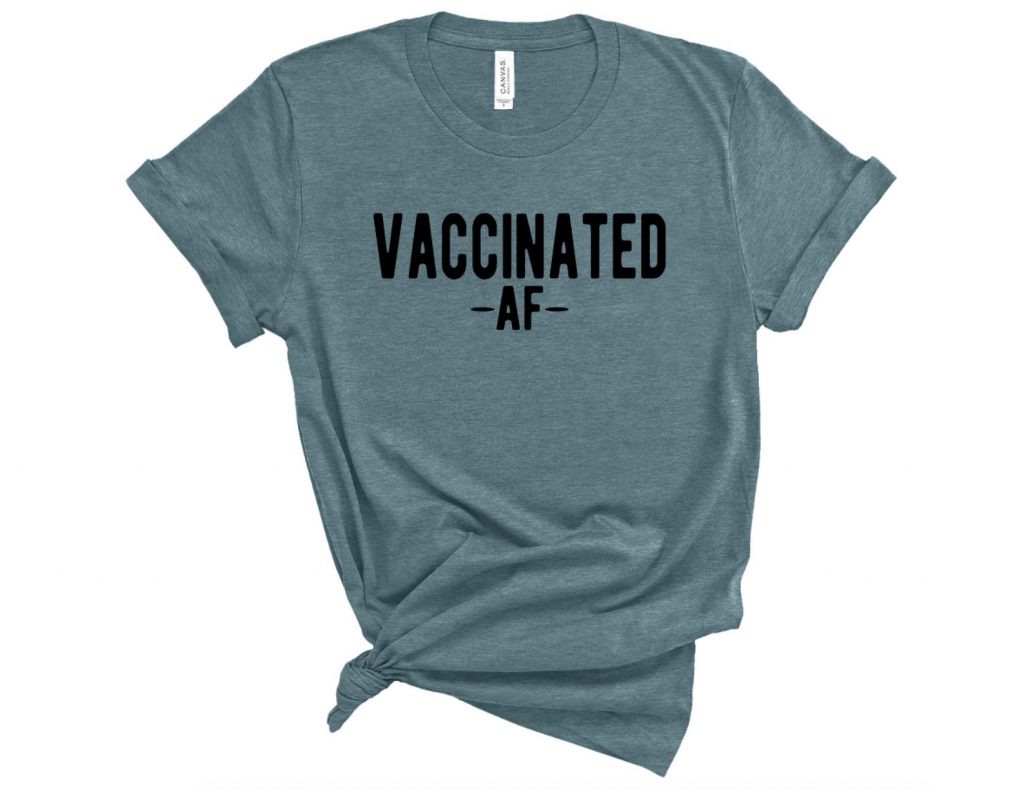 Vaccinated AF tee from Shauneil Tees