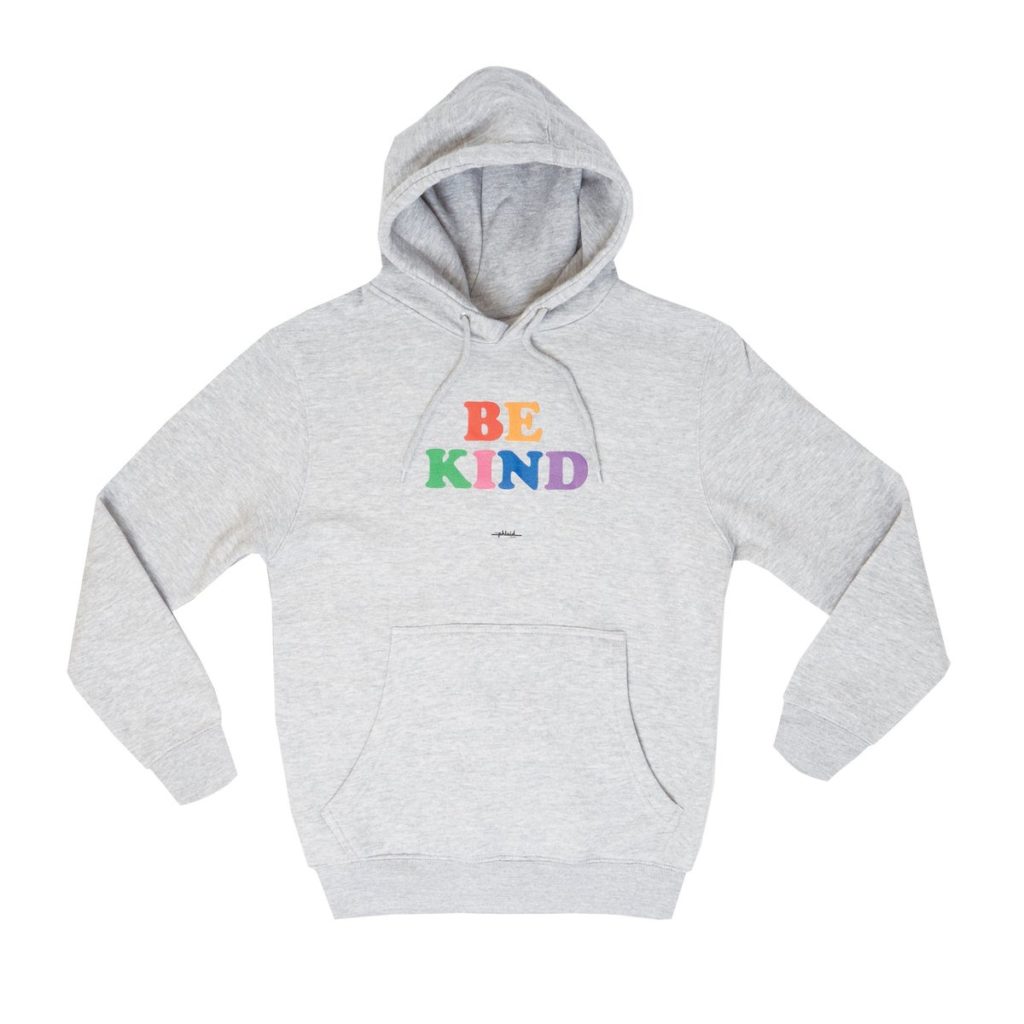 Phluid Project's Be Kind hoodie for Pride Month