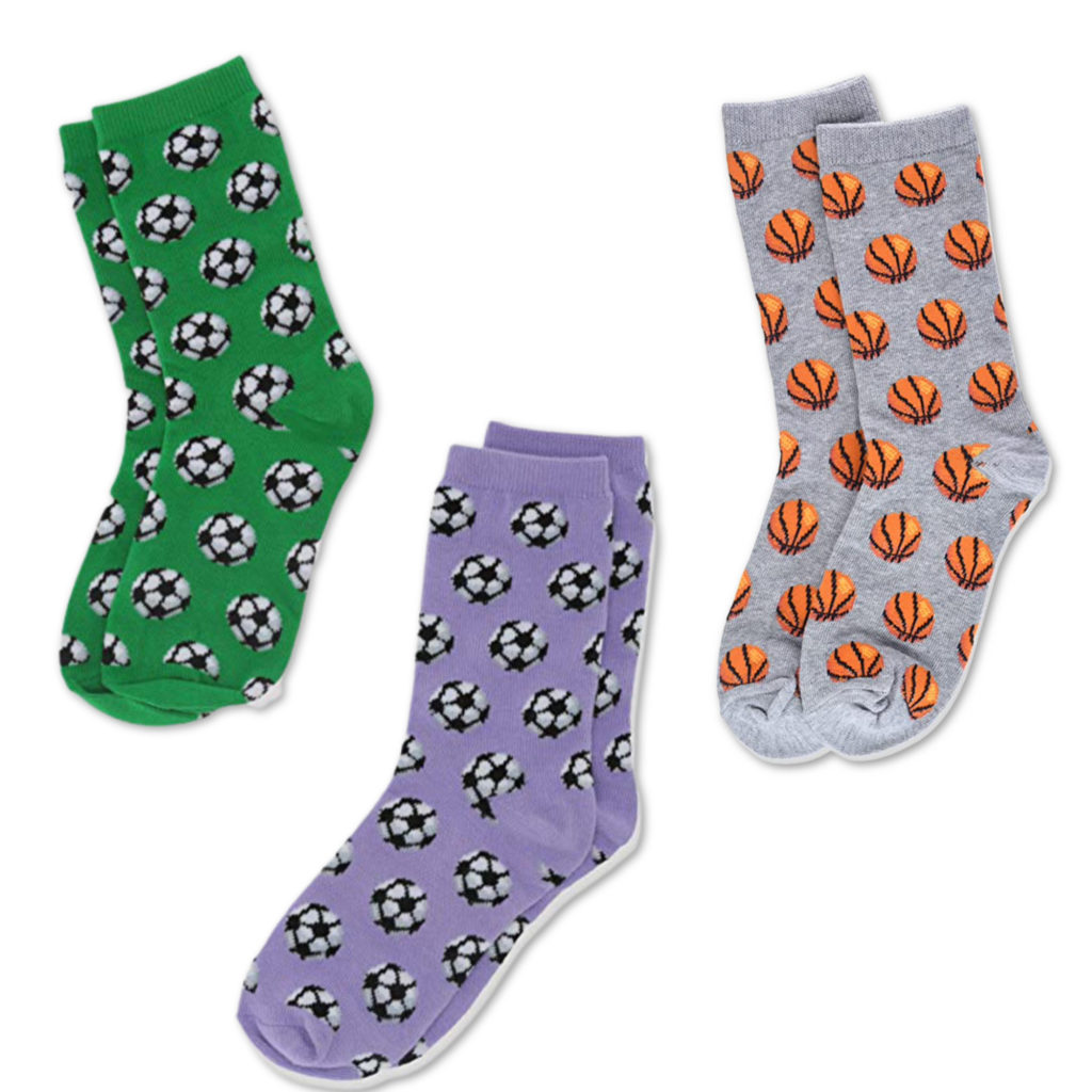 Fun kids socks make a cool (and practical!) summer camp care package gift