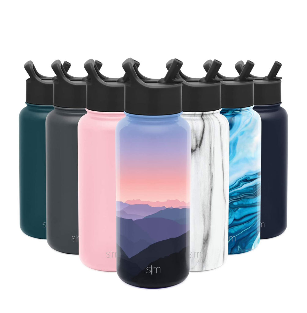 Hydroflask alternatives: SLM water bottles do the same job for a lot less money and we love them!