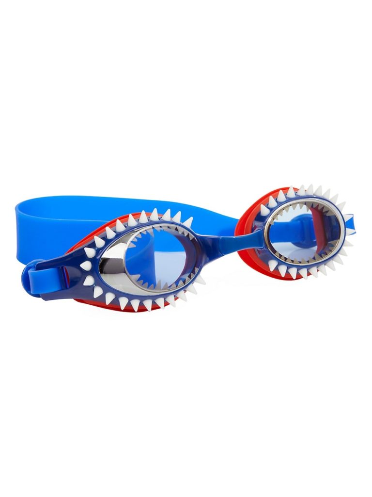 Fun swim goggles for kids: shark lovers will love these shark tooth swim goggles from Bling 20
