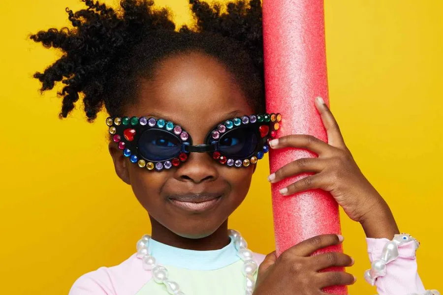 Trend alert: Glam bling swim goggles for kids in 7 styles we love