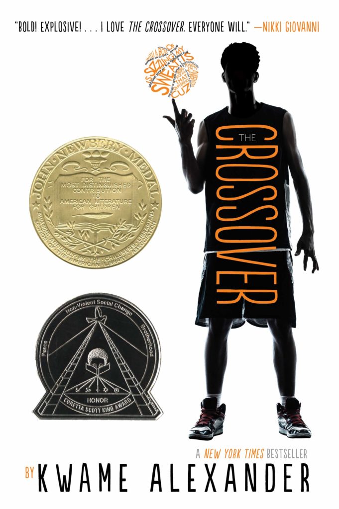 Great novels for teens written in verse to get them reading: The crossover by Kwame Alexander