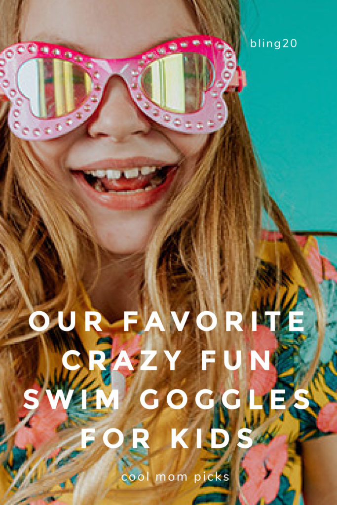 Our favorite outrageous, fun swim goggles for kids this summer | cool mom picks