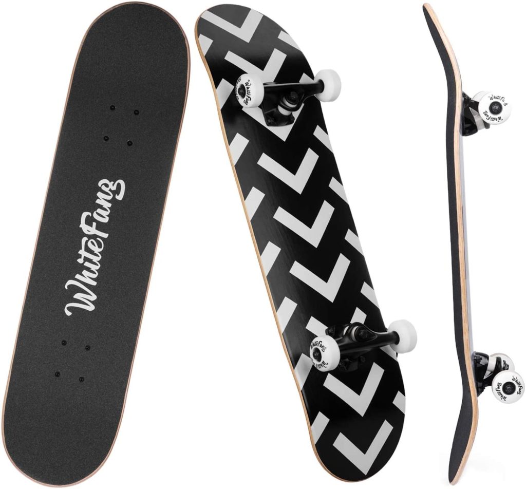 White Fang makes great skateboards for beginners | Coolest birthday gifts for 8 year olds