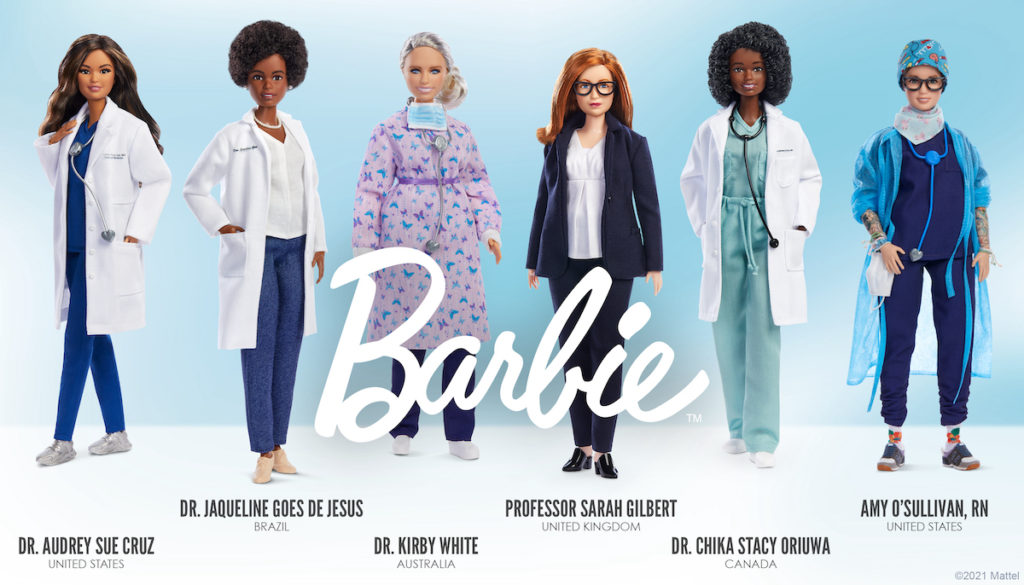 Barbie Role Model One-of-a-Kind collection featuring amazing real life healthcare heroes from around the world