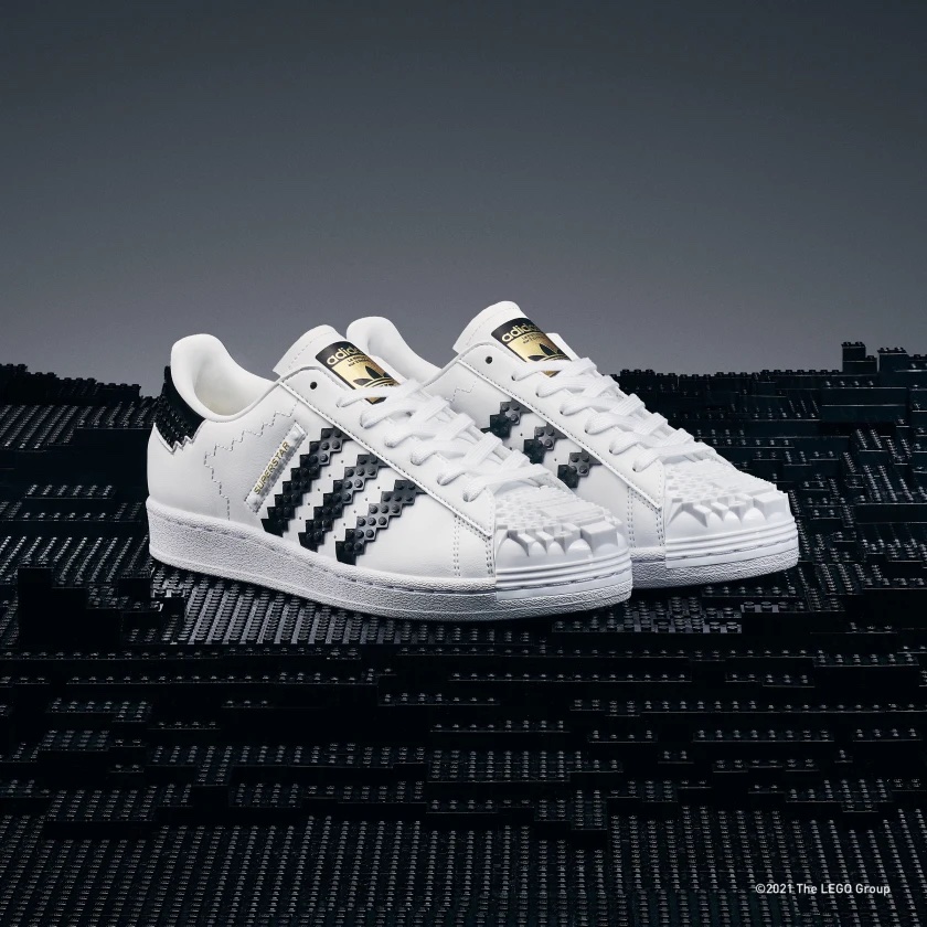 The classic Adidas Superstar Sneakers gets an update with a LEGO partnership