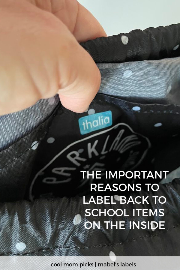 The important reasons for labeling back to school items on the inside
