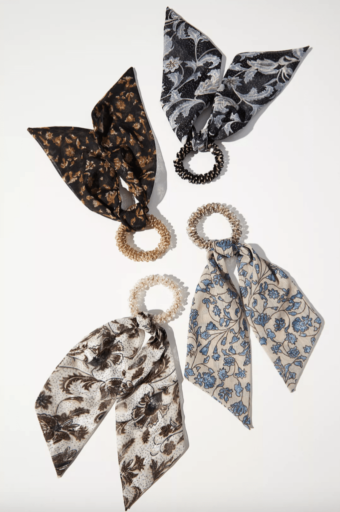 Growing your hair out: Stylish bead scrunchies can help! 