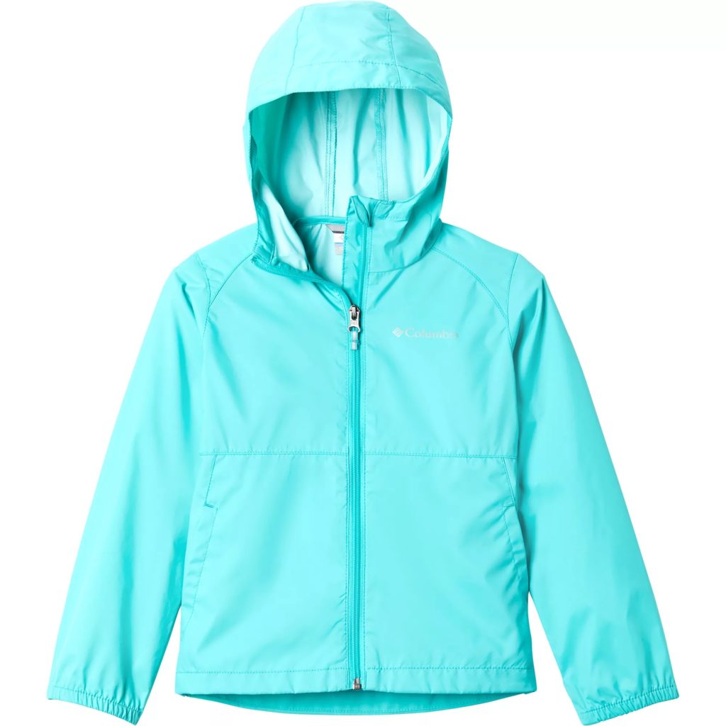 Affordable rain jackets for little kids: Love this Columbia rain jacket in lots of cool colors, all on sale for $29 right now