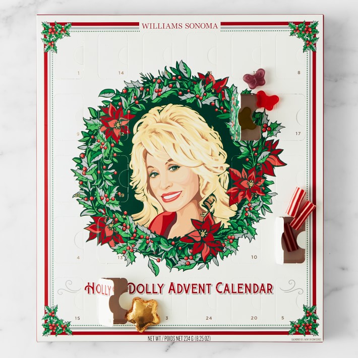 Yes it's a Dolly Parton Holly Dolly Advent Calendar featuring treats all curated by her personally. Grab it before it sells out!