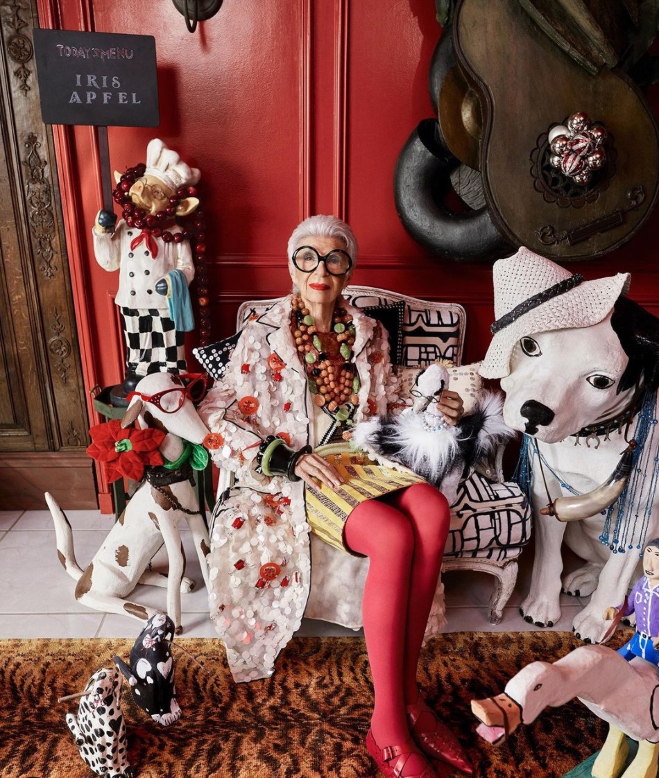 10 absolutely fabulous over-40 influencers to follow: Iris Apfel 