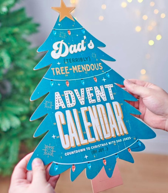 Lighten things up with this Dad Jokes Advent Calendar from Oakdene Designs